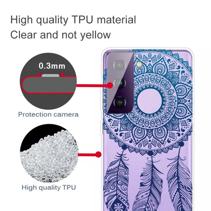 Cover Samsung Galaxy S21 FE Mandala A Fiore Singolo