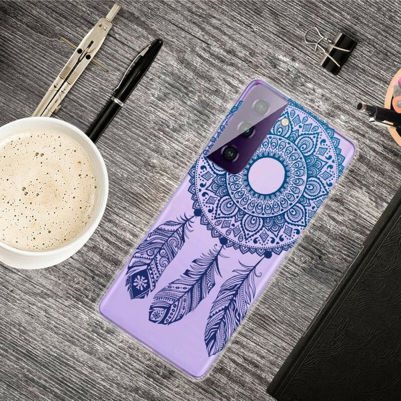 Cover Samsung Galaxy S21 FE Mandala A Fiore Singolo