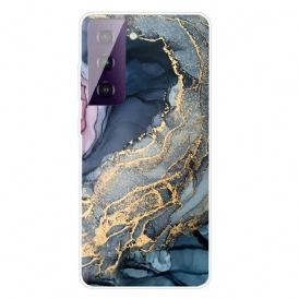 Cover Samsung Galaxy S21 FE Marmo Colorato