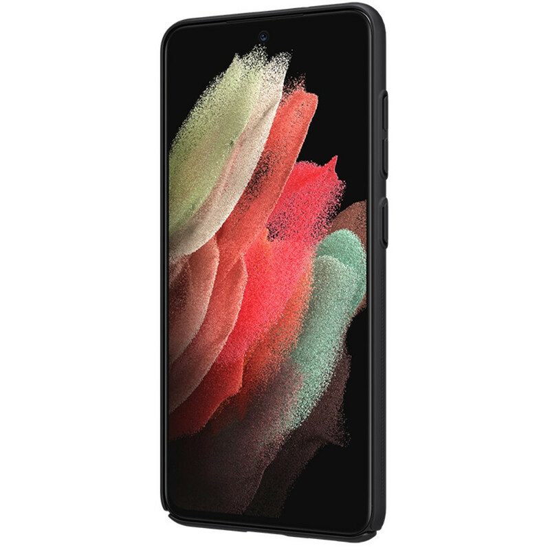 Cover Samsung Galaxy S21 FE Nillkin Glassato Rigido