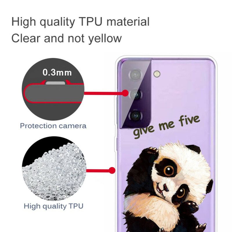 Cover Samsung Galaxy S21 FE Panda Dammi Cinque
