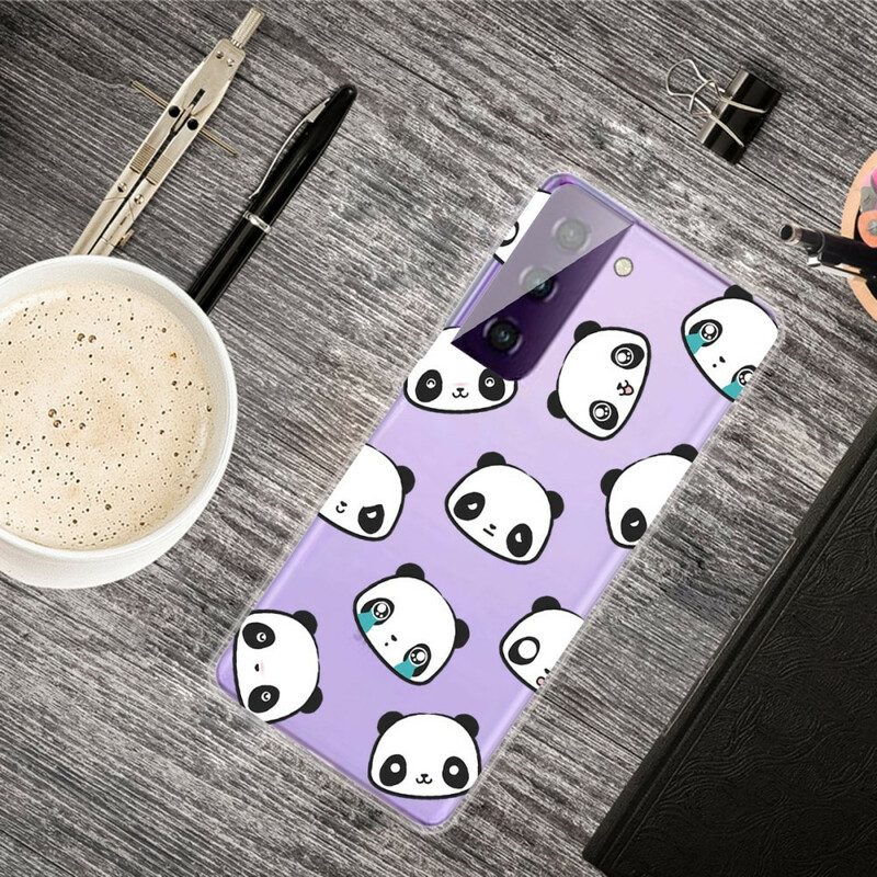 Cover Samsung Galaxy S21 FE Panda Sentimentali