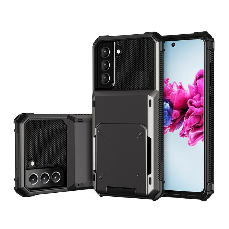 Cover Samsung Galaxy S21 FE Portacarte Stile Flip