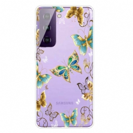 Cover Samsung Galaxy S21 FE Progettare Farfalle