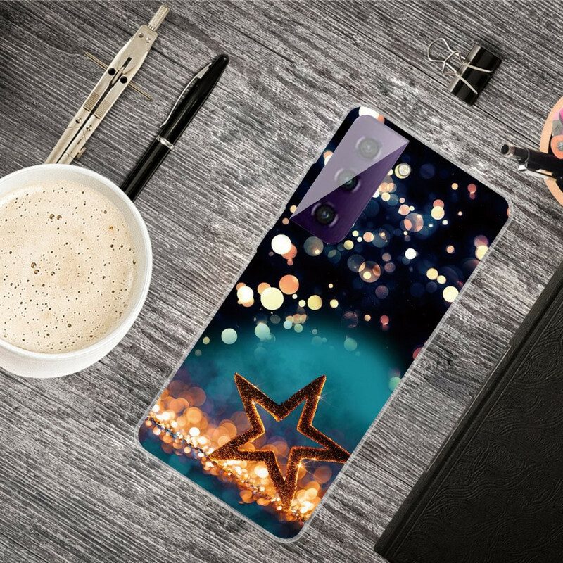 Cover Samsung Galaxy S21 FE Stella Flessibile