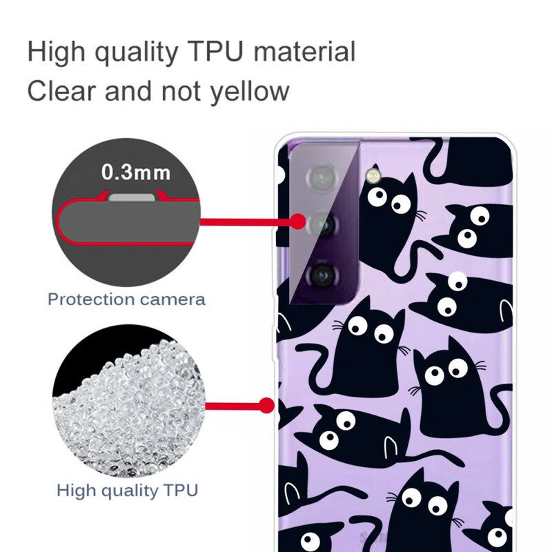 Cover Samsung Galaxy S21 FE Topi Neri