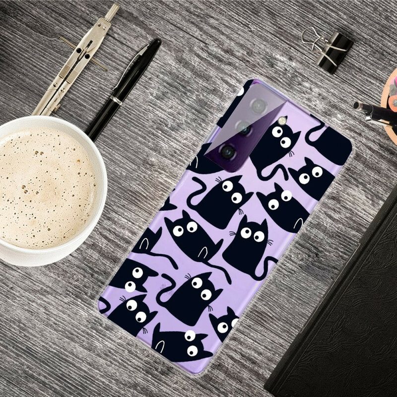 Cover Samsung Galaxy S21 FE Topi Neri