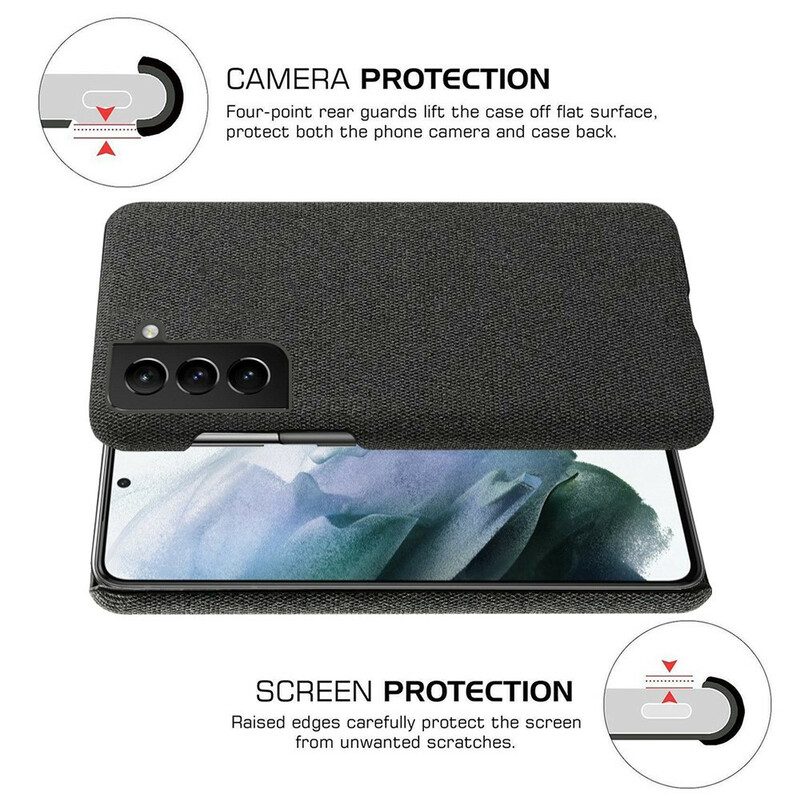 Cover Samsung Galaxy S21 FE Trama Tessuto Ksq