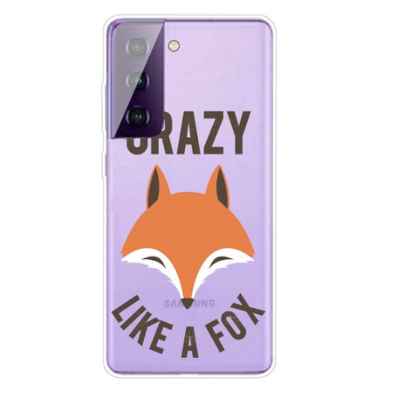 Cover Samsung Galaxy S21 FE Volpe / Pazzo Come Una Volpe
