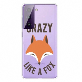 Cover Samsung Galaxy S21 FE Volpe / Pazzo Come Una Volpe