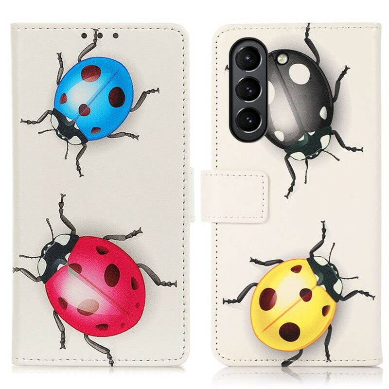 Custodia in pelle Samsung Galaxy S21 FE Coccinelle