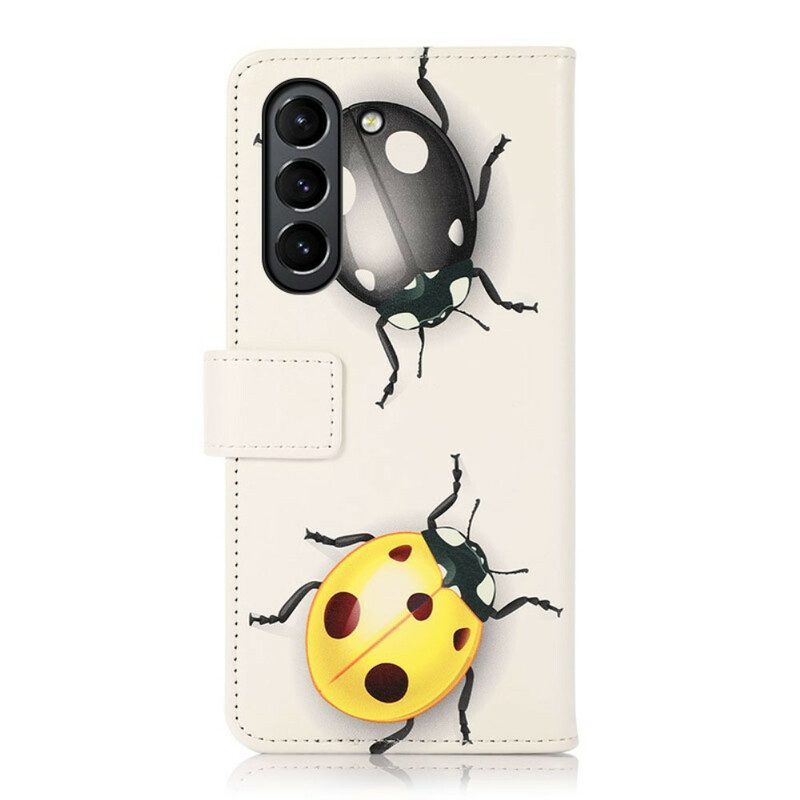 Custodia in pelle Samsung Galaxy S21 FE Coccinelle