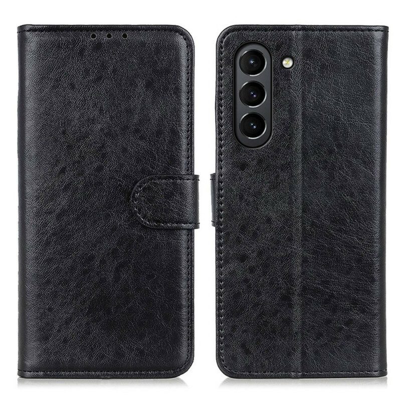 Custodia in pelle Samsung Galaxy S21 FE Ecopelle Testurizzata