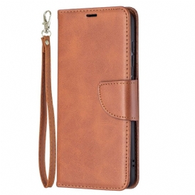 Custodia in pelle Samsung Galaxy S21 FE Folio Cover Lembo Liscio Obliquo