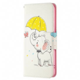 Folio Cover Samsung Galaxy S21 FE Cucciolo Di Elefante