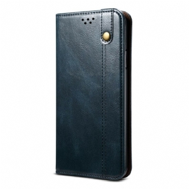 Folio Cover Samsung Galaxy S21 FE Custodia in pelle Ecopelle Cerata