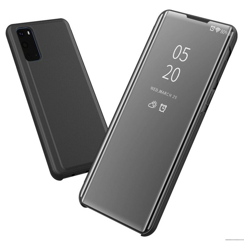 Folio Cover Samsung Galaxy S21 FE Custodia in pelle Specchio