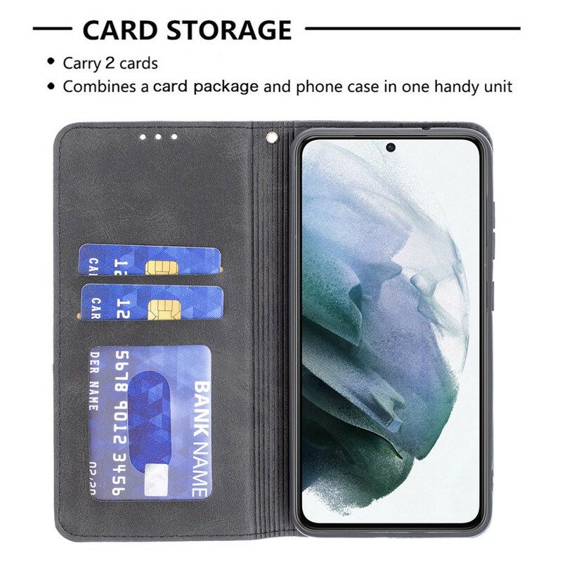 Folio Cover Samsung Galaxy S21 FE Custodia in pelle Stile D'artista