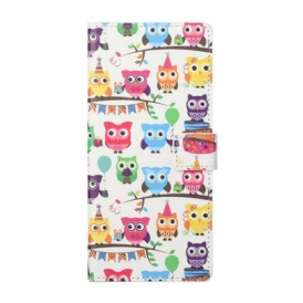 Folio Cover Samsung Galaxy S21 FE Gufi Multipli