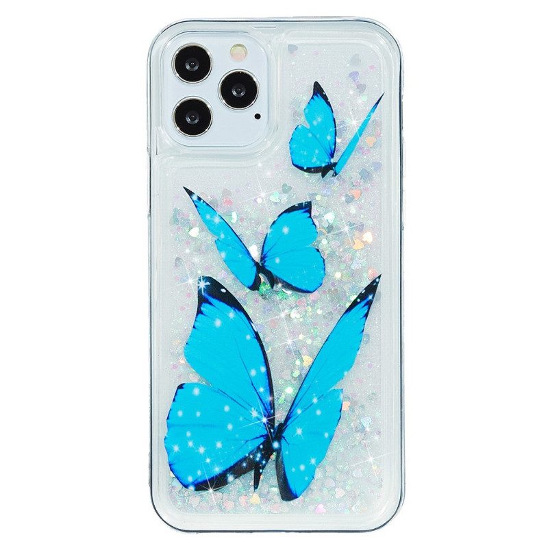 Cover iPhone 15 Pro Max Farfalle Glitterate