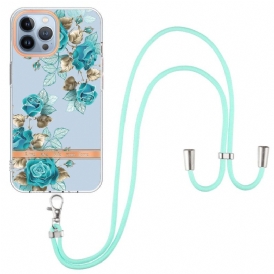 Cover iPhone 15 Pro Max Fiori Di Cordone