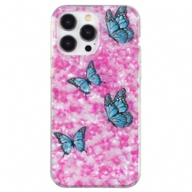 Cover iPhone 15 Pro Max Fiori E Farfalle