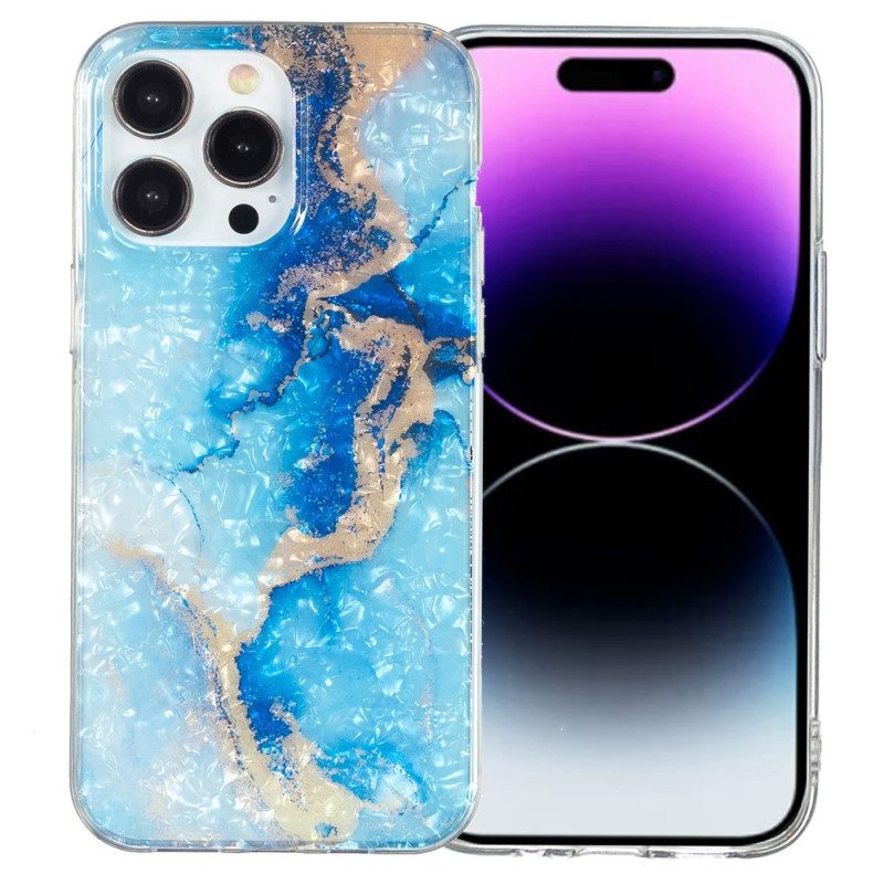 Cover iPhone 15 Pro Max Marmo Colorato