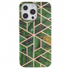 Cover iPhone 15 Pro Max Marmo Geometrico
