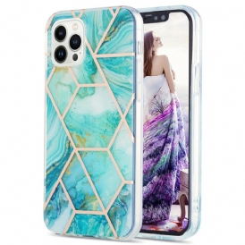 Cover iPhone 15 Pro Max Marmo Geometrico