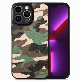 Cover iPhone 15 Pro Max Mimetica Militare