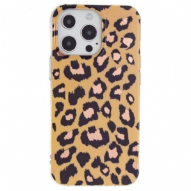 Cover iPhone 15 Pro Max Motivo Leopardato