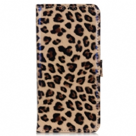 Custodia in pelle Poco M5 Stile Pelle Di Leopardo