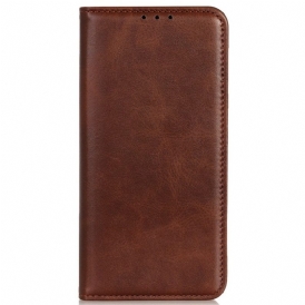 Folio Cover Poco M5 Custodia in pelle Cuoio Spaccato