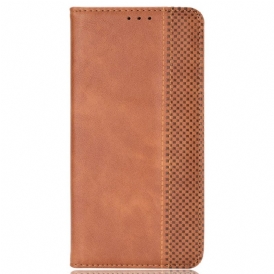 Folio Cover Poco M5 Custodia in pelle Stile Stilizzato In Pelle