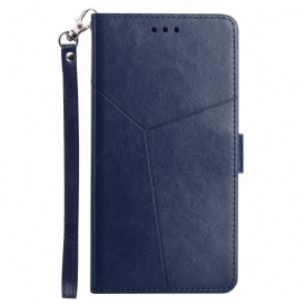 Folio Cover Poco M5 Design Con Cinturino A Y