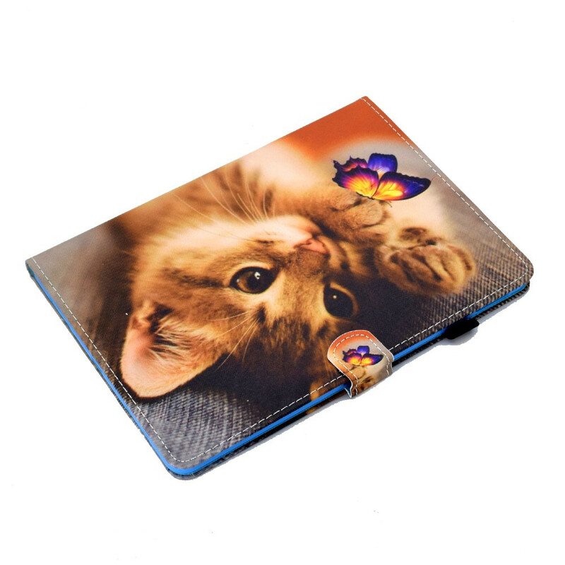 Custodia in pelle iPad Pro 11" (2022) Il Mio Gattino E La Mia Farfalla
