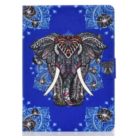 Custodia in pelle iPad Pro 11" (2022) Mandala Elefante