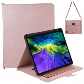 Custodia in pelle iPad Pro 11" (2022) Tracolla Rfid