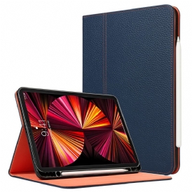 Custodia in pelle iPad Pro 11" (2022) Vera Pelle Di Litchi