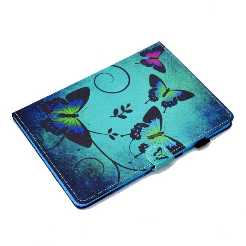 Folio Cover iPad Pro 11" (2022) Farfalle Verdi