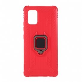 Cover Samsung Galaxy A51 5G Anello E Fibra Di Carbonio