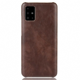 Cover Samsung Galaxy A51 5G Effetto Pelle Litchi