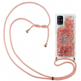 Cover Samsung Galaxy A51 5G Paillettes Con Coulisse