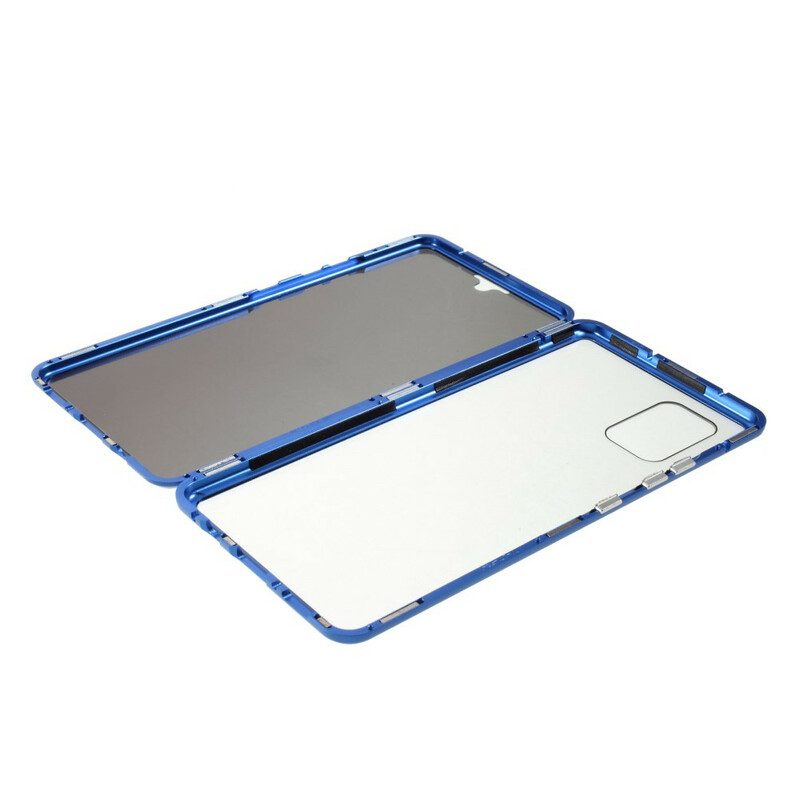 Cover Samsung Galaxy A51 5G Vetro Temperato Anteriore E Posteriore E Metallo