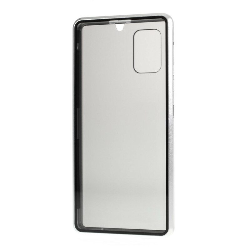 Cover Samsung Galaxy A51 5G Vetro Temperato Anteriore E Posteriore E Metallo