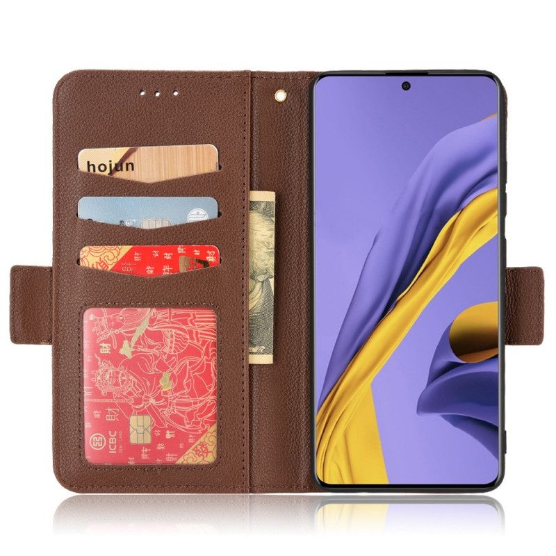 Custodia in pelle Samsung Galaxy A51 5G Folio Cover Flap Doppio Nuovi Colori