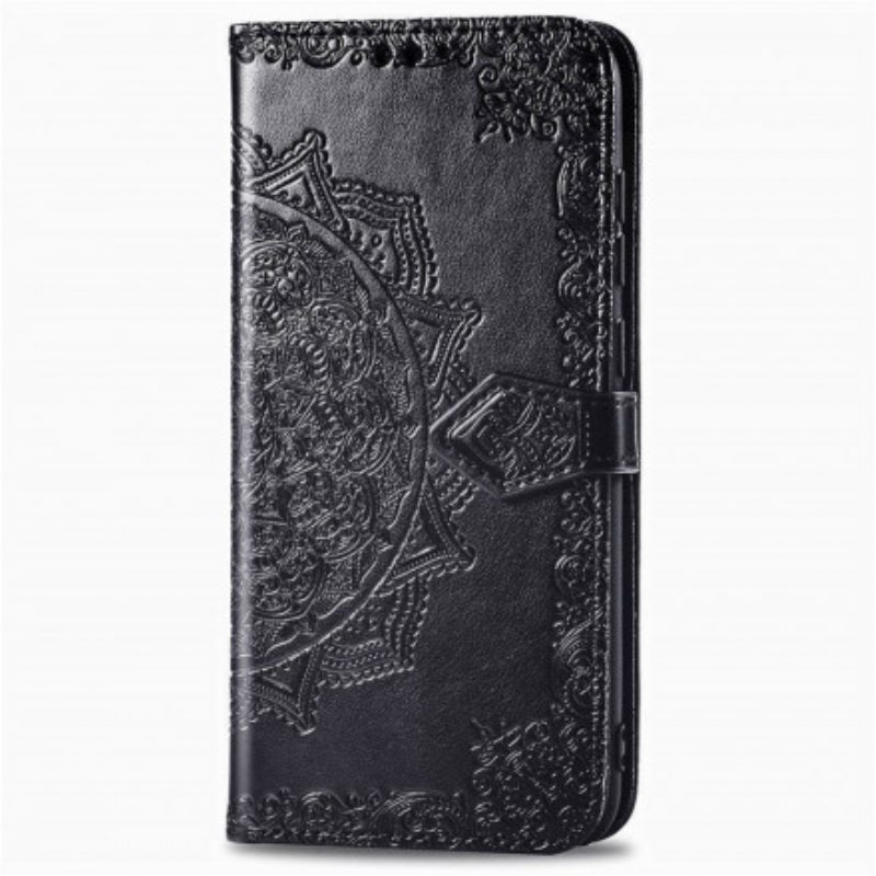 Custodia in pelle Samsung Galaxy A51 5G Mandala Medioevo