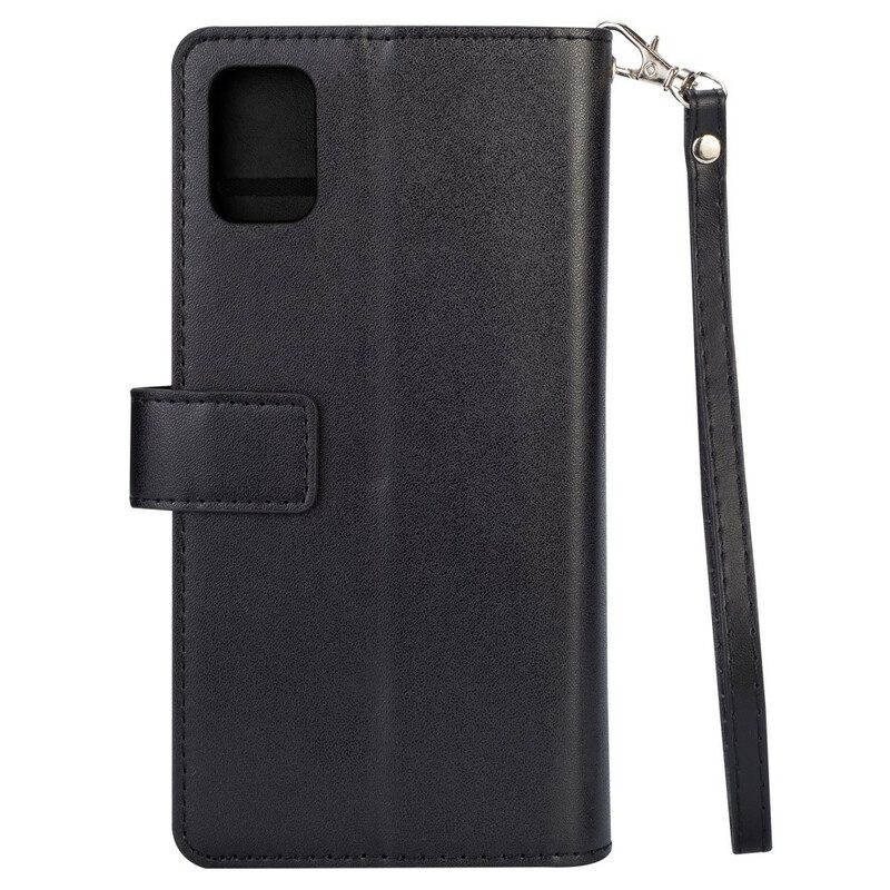 Folio Cover Samsung Galaxy A51 5G Borsa Con Cordino