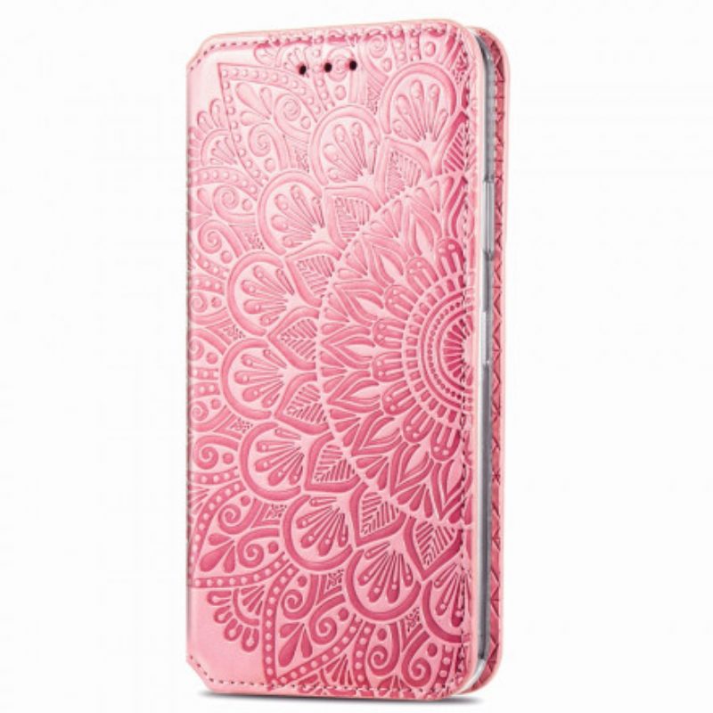Folio Cover Samsung Galaxy A51 5G Custodia in pelle Mandala