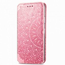 Folio Cover Samsung Galaxy A51 5G Custodia in pelle Mandala